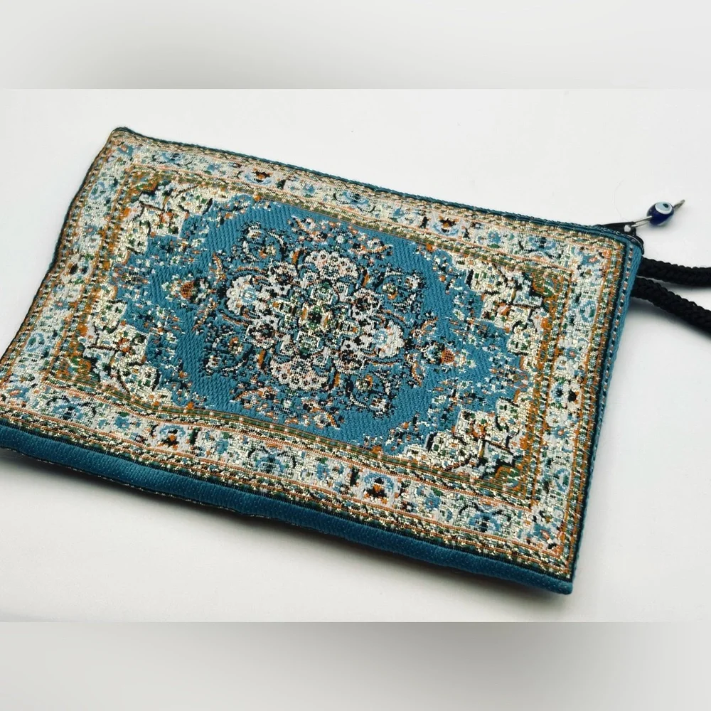 Turkish Magic Carpet vibes boho gypsycore Zipper Close Coin Purse